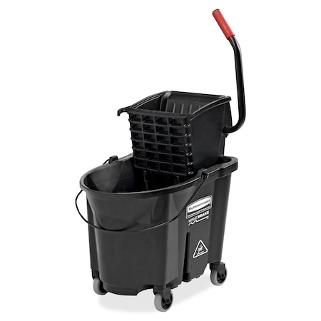 Exec Series Mop Bucket Combo, 35Qt, Black